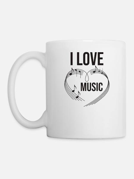 Musik - Tasse - Weiß