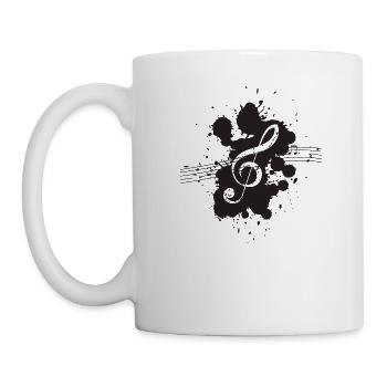 clef de sol - Mug blanc - blanc - Gauche