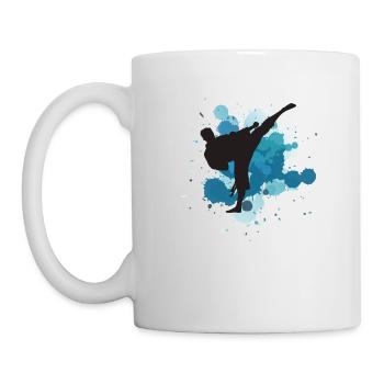 karaté - Mug blanc - blanc - Gauche