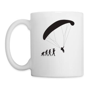 Paragliding Evolution - Tasse - Weiß - Links