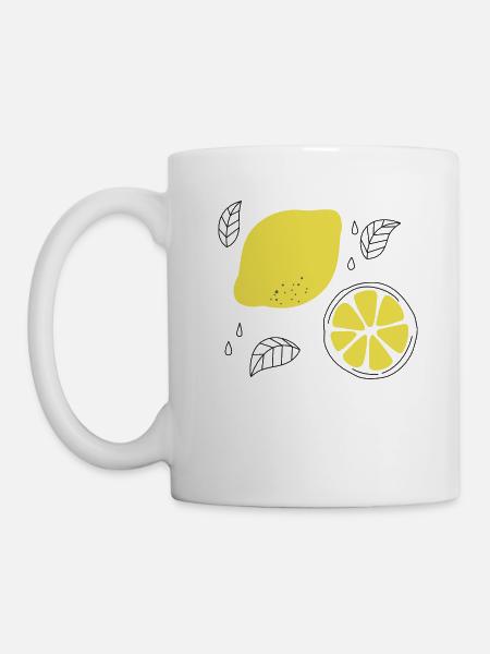 Été citron - Mug blanc - blanc