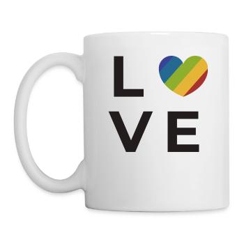 Gay Pride - Mug blanc - blanc - Gauche