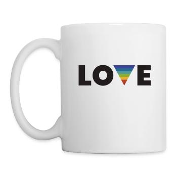 Rainbow love - Mug - white - Left