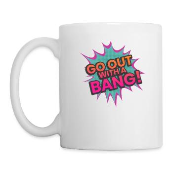 Sprechblase - Tasse - Weiß - Links