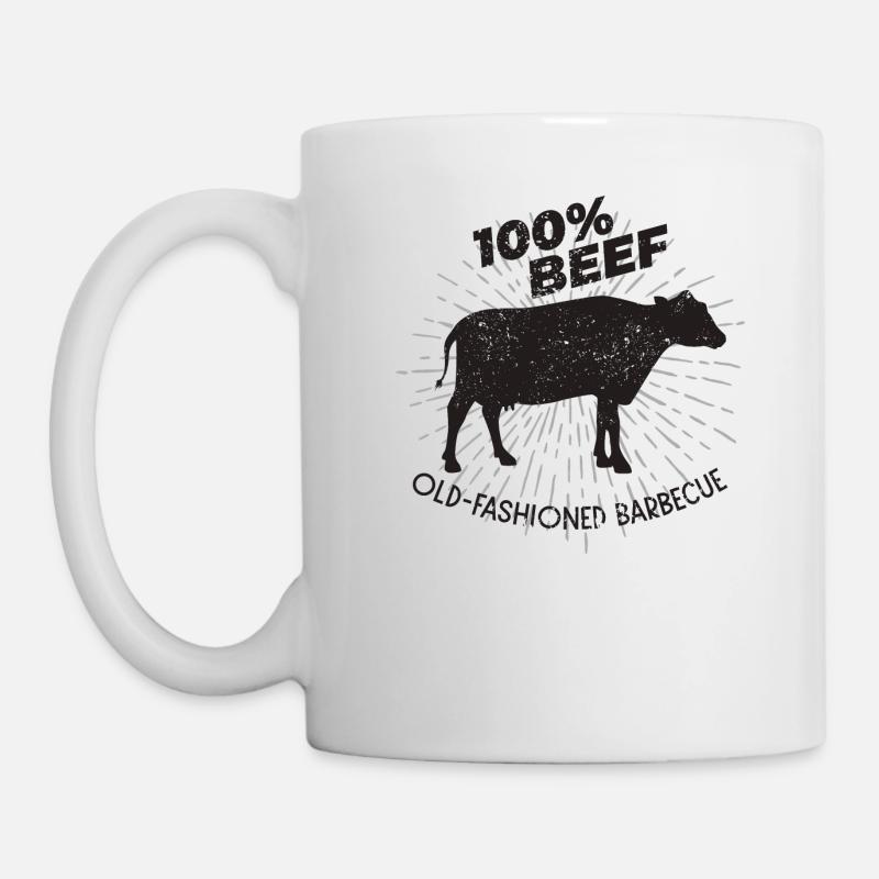 Viande de gril - Mug blanc - blanc