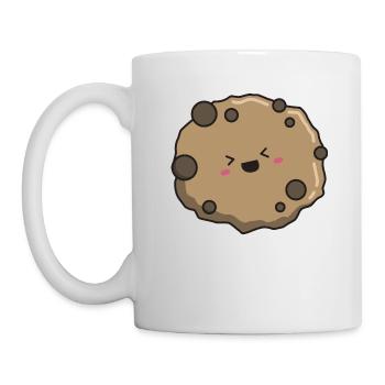 Keks Kawaii - Tasse - Weiß - Links