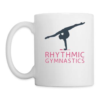 Rhythmische Sportgymnastik Turnen Geschenk Sport - Tasse - Weiß - Links