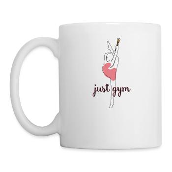 Cadeau de gymnastique rythmique Gymnastique Sports - Mug blanc - blanc - Gauche