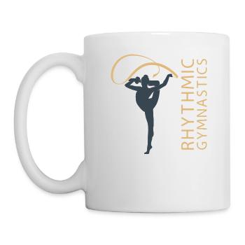 Gymnastique rythmique Gymnastique cadeau sport - Mug blanc - blanc - Gauche