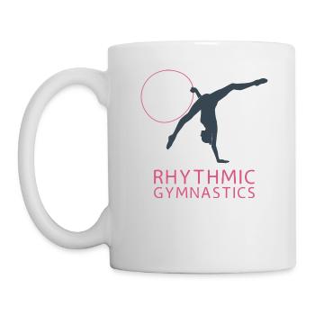 Gymnastique rythmique Gymnastique cadeau sport - Mug blanc - blanc - Gauche