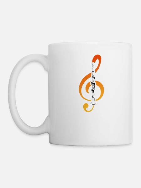clarinette - Mug blanc - blanc