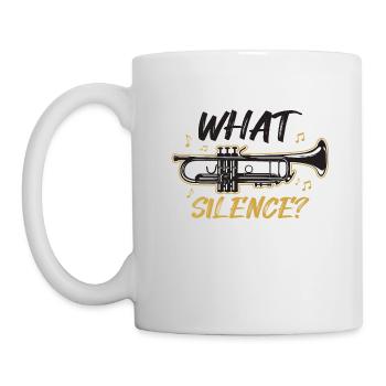 Trumpet Gift Orchestra Instrument Music Band - Mug - white - Left