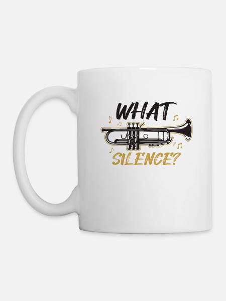 Trompete Geschenk Orchester Instrument Musik Band - Tasse - Weiß