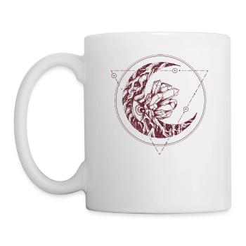 Okkultismus Wicca Hexe Geschenk mystisch magisch - Tasse - Weiß - Links