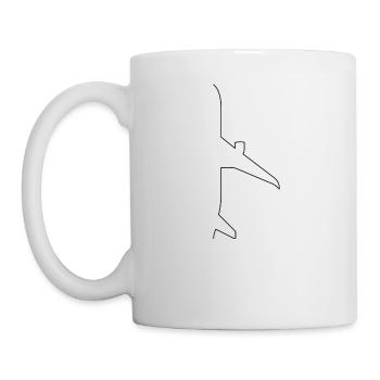 plane - Mug - white - Left