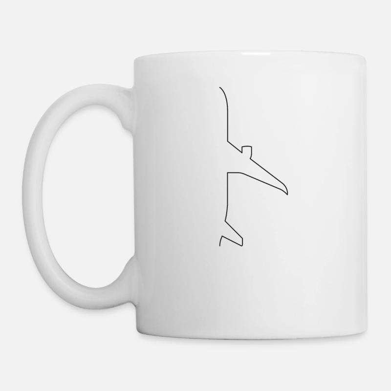 Flugzeug - Tasse - Weiß