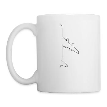 plane - Mug - white - Left