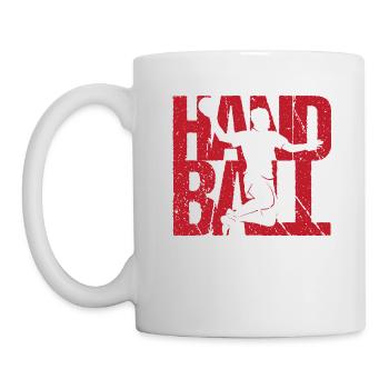 Handball - Mug blanc - blanc - Gauche