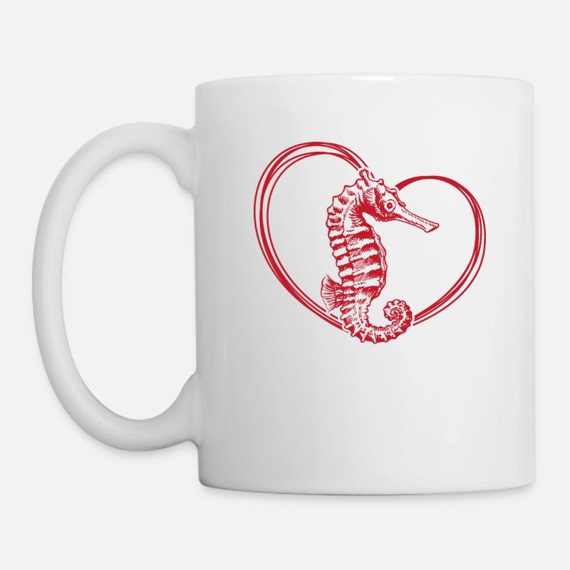 Hippocampe - Mug blanc - blanc