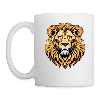 Proud Lion - Mug - white - Left