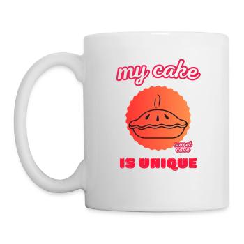 my cake cake - Mug - white - Left