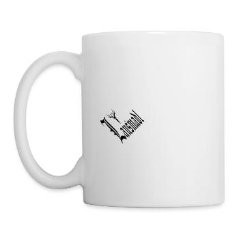 Lausmadl mit Hirsch - Tasse - Weiß - Links