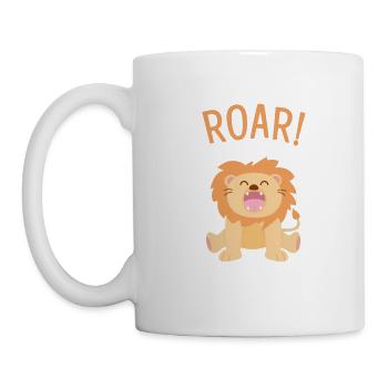 Rugir! Lion - Mug blanc - blanc - Gauche