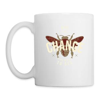 Bee the Change you want to see - Always bee kind - Mug - white - Left