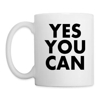 Yes you can - Mug - white - Left