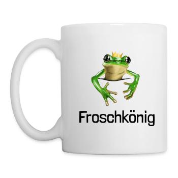 Little cute frog - frog prince - Mug - white - Left