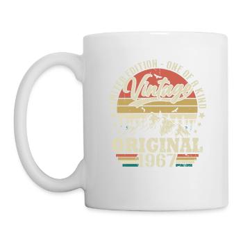 Idée Cadeau D'anniversaire Vintage Original 1967 - Mug blanc - blanc - Gauche