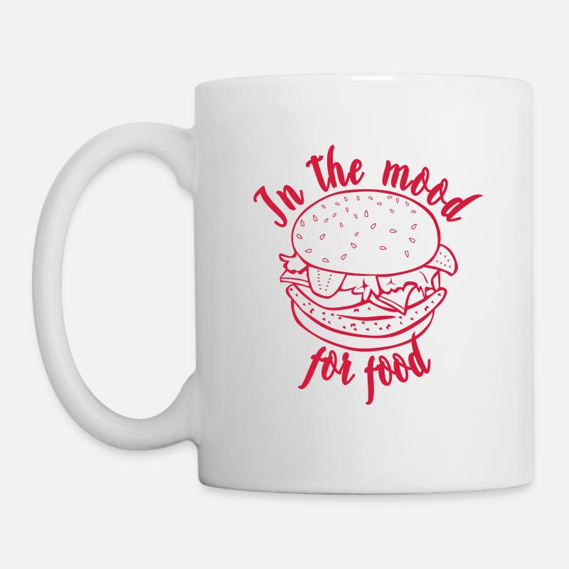 HAMBURGER - IN THE MOOD FOR FOOD (v) - Mug - white