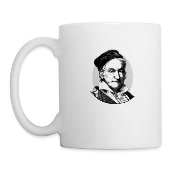 Gauß / Gauss der deutsche Mathematiker & Physiker - Tasse - Weiß - Links