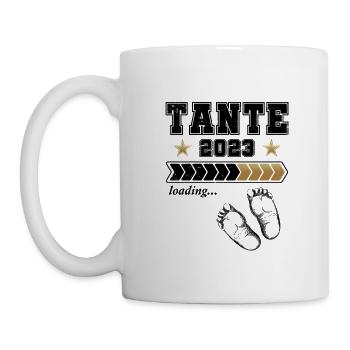 Tante 2023 Loading - Tasse - Weiß - Links