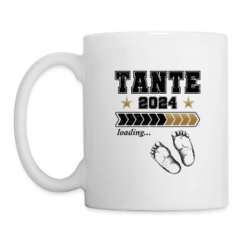 Tante 2024 Loading - Tasse - Weiß - Links