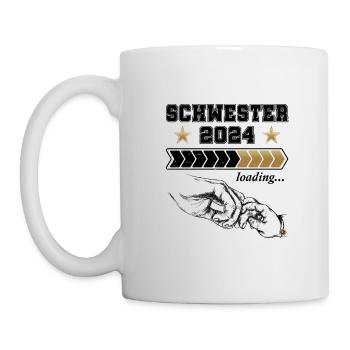 Schwester 2024 Loading - Tasse - Weiß - Links