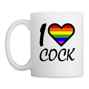 I love - Mug blanc - blanc - Gauche