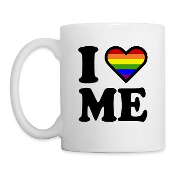 I love me - Tasse - Weiß - Links