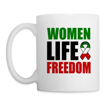 Women life freedom - Mug - white - Left