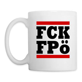 Fck fpö - Mug blanc - blanc - Gauche