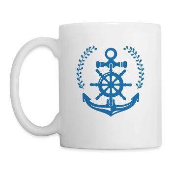 Anchor - Anchor - Maritime - Nautical - Mug - white - Left