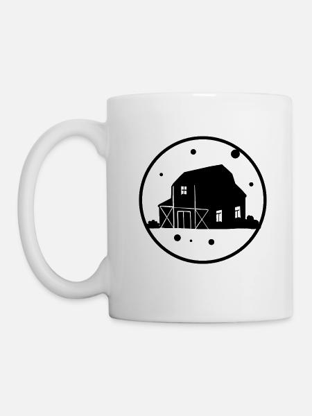 Scheune Bauernhof Ranch Ferien Urlaub - Tasse - Weiß