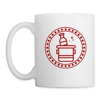 Beer - Beer / Beer Mug - Beer Bottle - Mug - white - Left