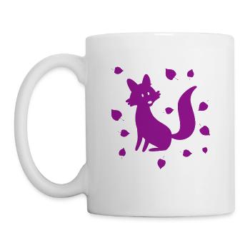 Renard - Animal, Zoo, Amoureux des animaux, Conservation de la nature - Mug blanc - blanc - Gauche