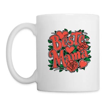 Mama - Tasse - Weiß - Links