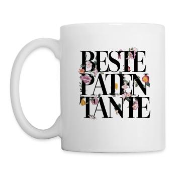 Beste Patentante - Tasse - Weiß - Links