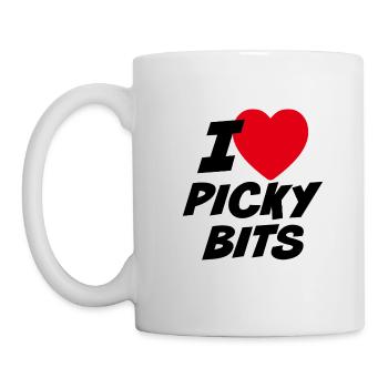 J’adore les morceaux difficiles - Mug blanc - blanc - Gauche