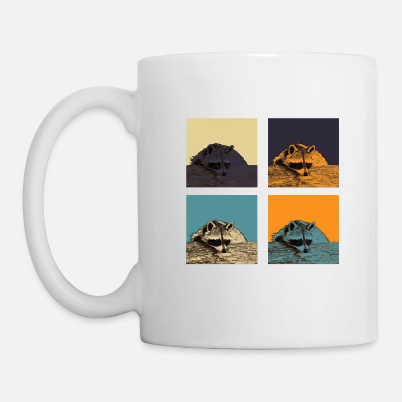 racoon - Mug - white