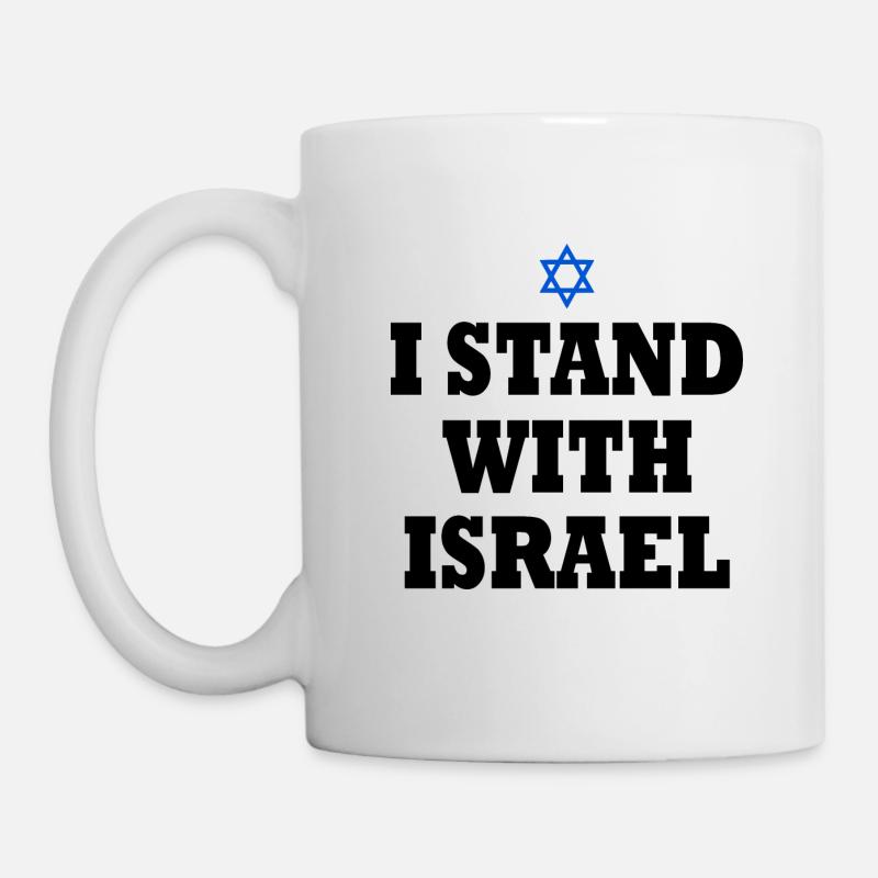 I stand with israel - Tasse - Weiß