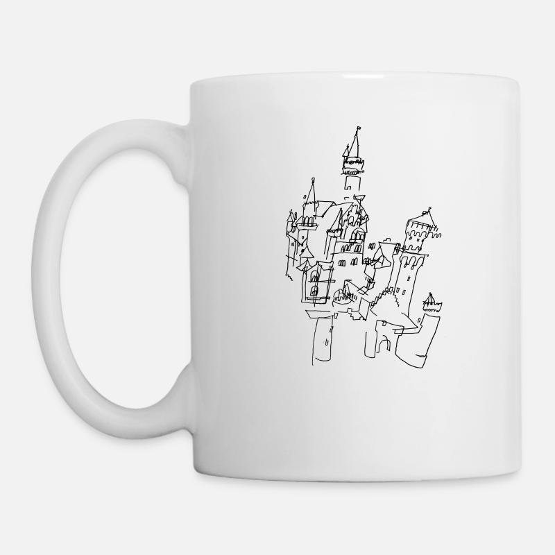 Schloss Neuschwanstein - Tasse - Weiß